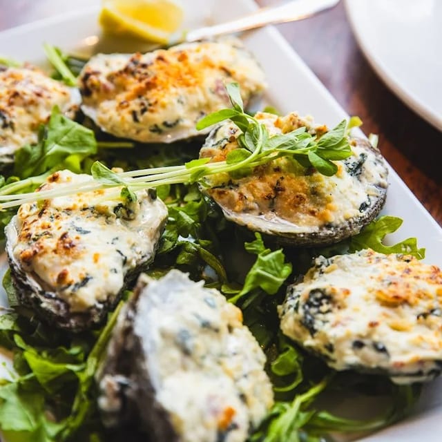 Oysters Rockefeller.